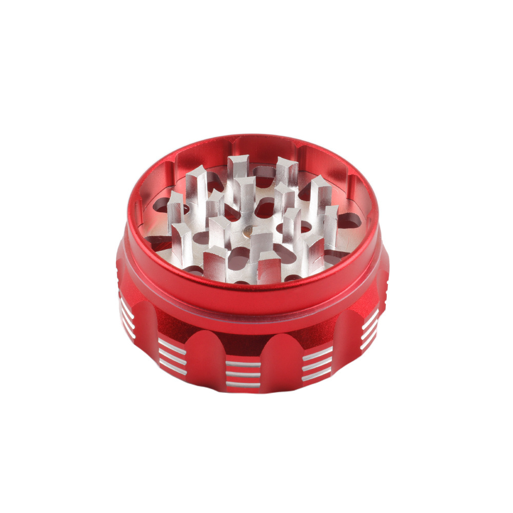 Smoke Shop Custom Red Herb Grinder Crusher Spice Kozo Cool Aluminum Alloy Tobacco Grinder