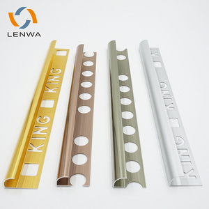 LENWA ALUMINIUM Ceramic Tile Edge Trim with L Shape,Quadrant Shape and Square Shape