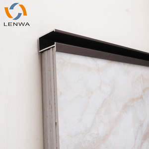 LENWA ALUMINIUM Foshan Factory Decoration Aluminum Ceiling Molding for Ceiling Corner Tile Trim