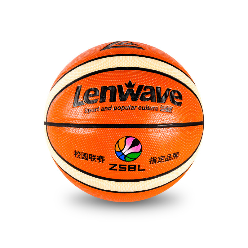 Lenwave official size 4/5/6/7/9 basketball training/game oem  pvc/pu/microfiber custom basketball ball with rubber bladder