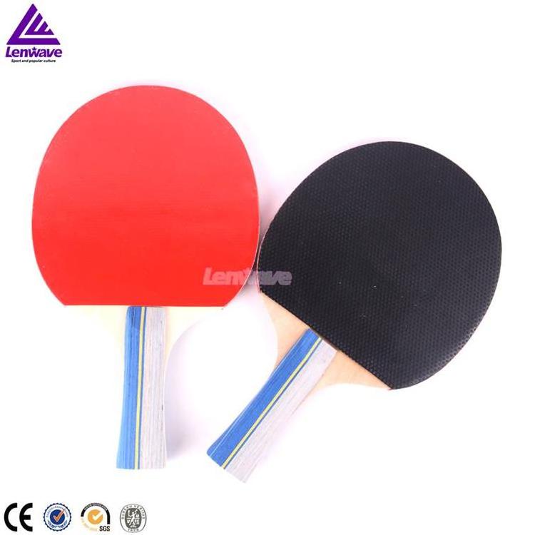 Factory custom provided professional table tennis racket set ,2 rackets 3 balls  ping pong paddles set for In/Out door game