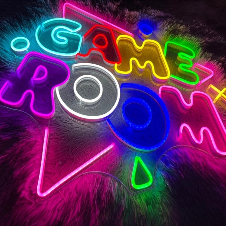 Wholesale retailer led neon sign gaming room decoration led neon sign for wall decoration