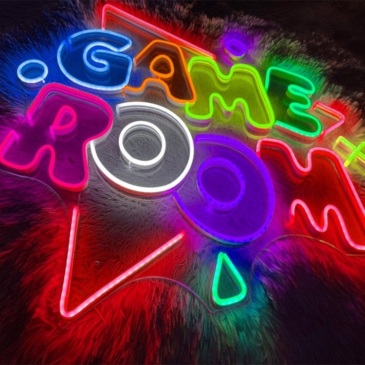 Wholesale retailer led neon sign gaming room decoration led neon sign for wall decoration