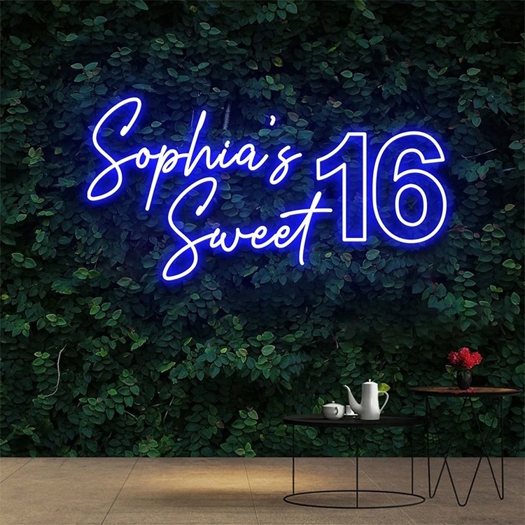 Holiday gift Custom name led neon sign birthday lighting neon sign for party wall decoration