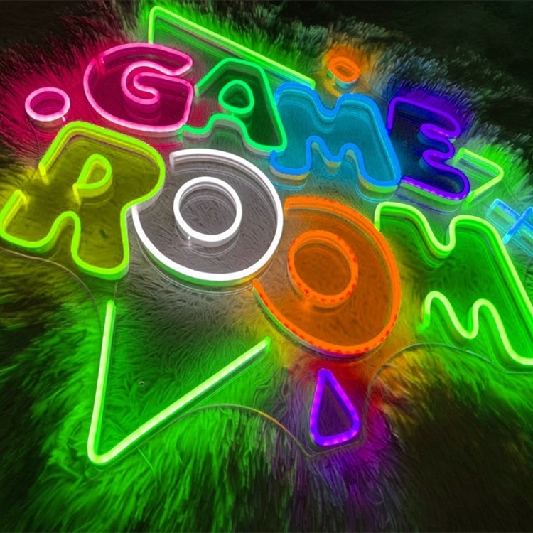 Wholesale retailer led neon sign gaming room decoration led neon sign for wall decoration