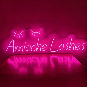 Custom led neon sign salon beauty lash store decoration led advertising lighting for wall decoration