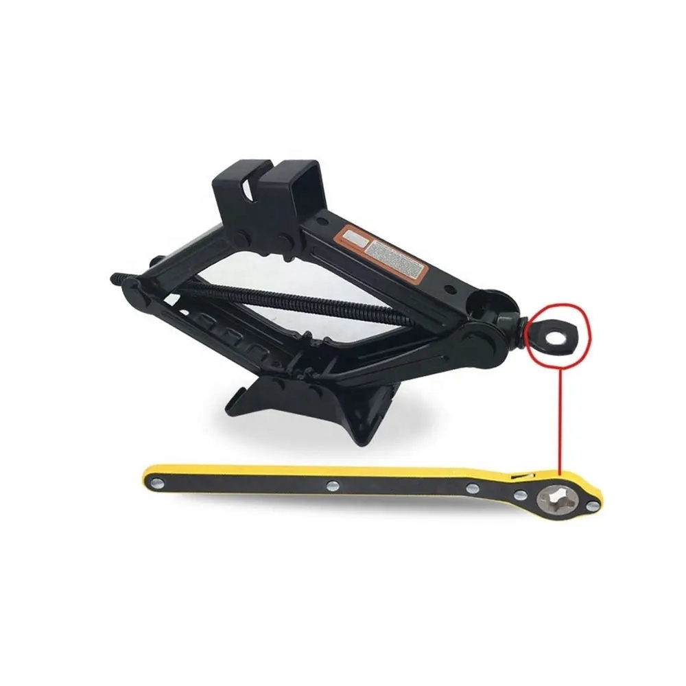 Car Lift Jack Stand Mechanical Foldable Car Lifter Scissor Rocker Hand-operated Horizontal Lifting Block Auto Tire Repair Tool