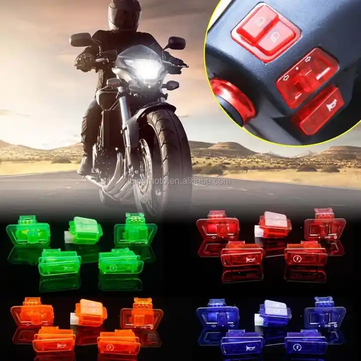 5Pieces Moped Scooter motorcycle Light Horn Dimmer Turn Starter Single Switch Push Button for GY6 Switches 50cc 125cc 150cc