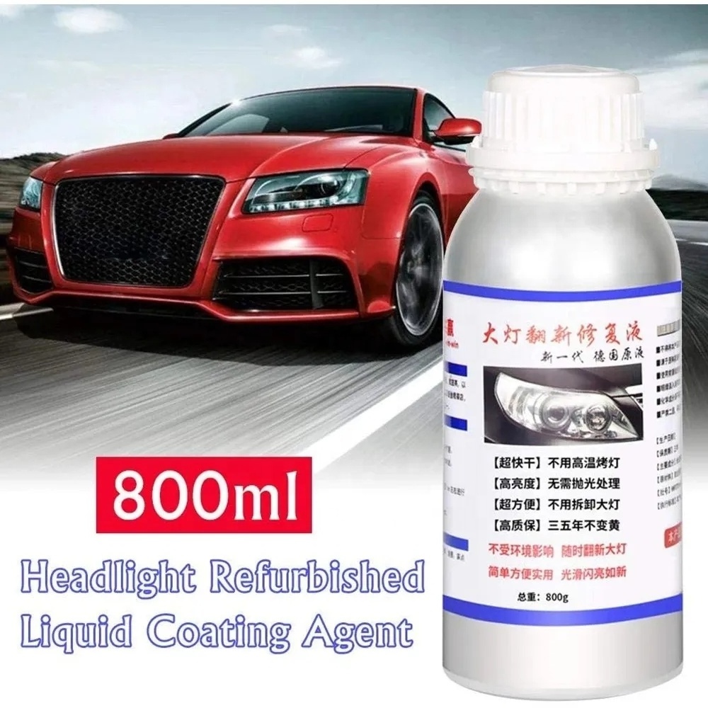 Auto Glass Coating Refurbishment Scratch Repair hydrophobic Coating Fix  liquid Car headlight Polish Kit Fir  car lens cleaner