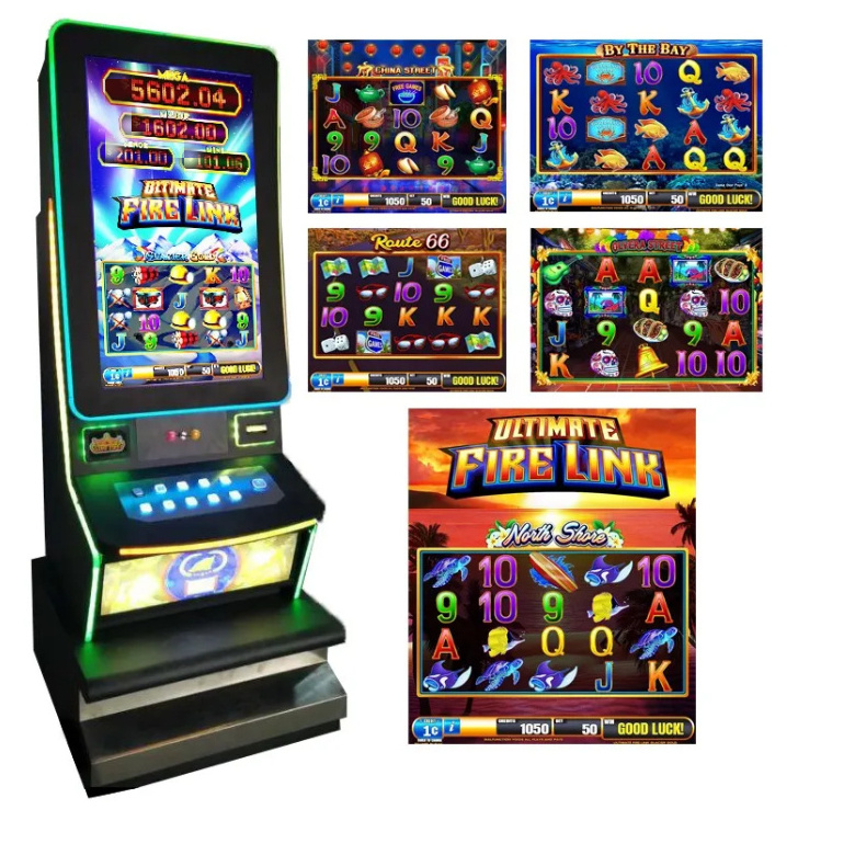 FIRE LINK 8 In 1Full Machine Ultimate Game Machines /Pog Game Board Touch Screen PopularJackpot Vertical Plays Id