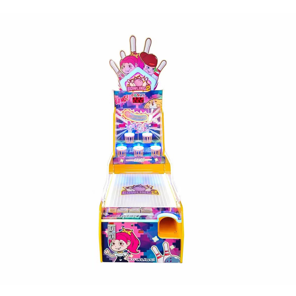 Ticket Redemption Mini Bowling Machine Games Equipment Indoor Cricket Ball Bowling Machine For Arcade Center