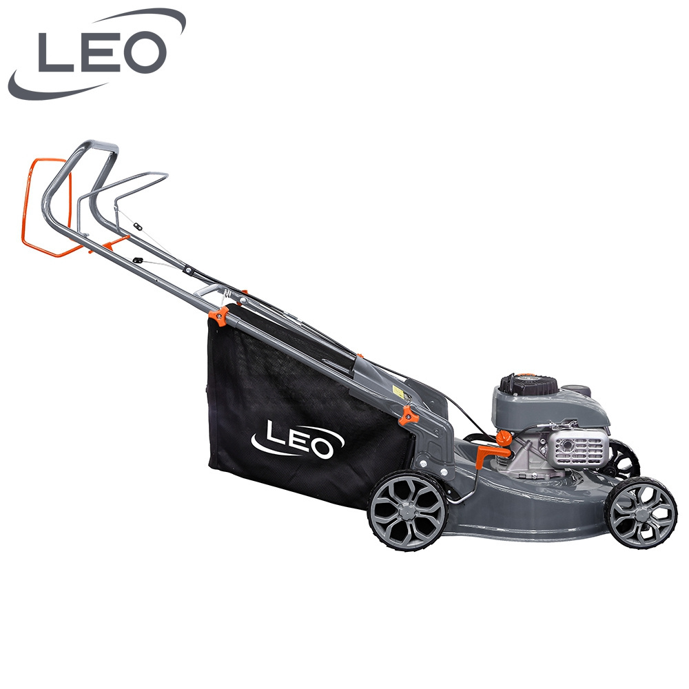 LEO LM46Z-L(NP130) Factory garden tools 4 Stroke Light weight self propelled Gas gasoline petrol lawnmower lawn mowers wholesale