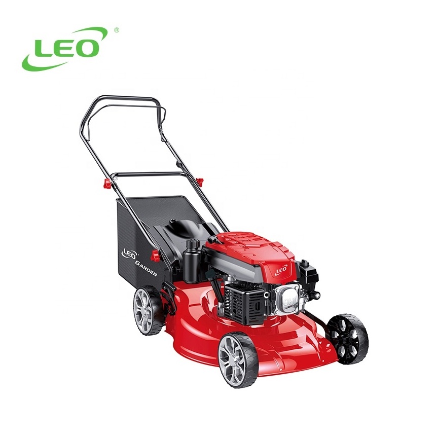 LEO LM51-L  Professional Hand Push Garden Lawn Mower For Grass Cutter