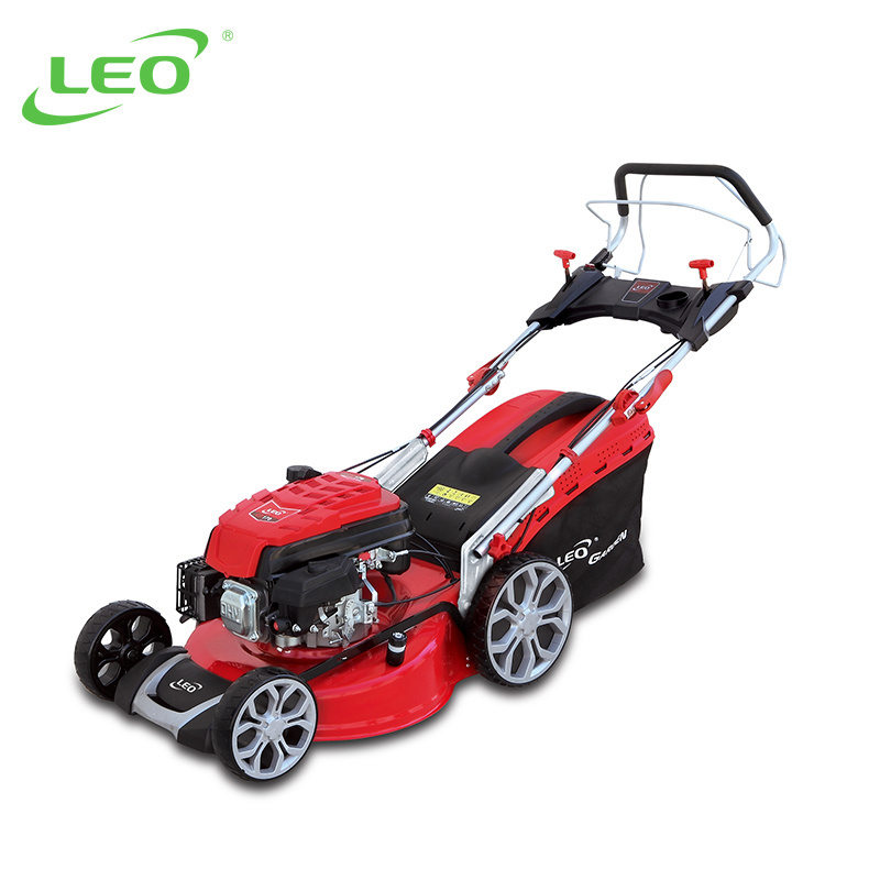 LEO LM46Z-2L-P/LM46Ze-2L-P Easy Operation Gasoline Auto Mower Multifunction Lawn Mower chassis for garden