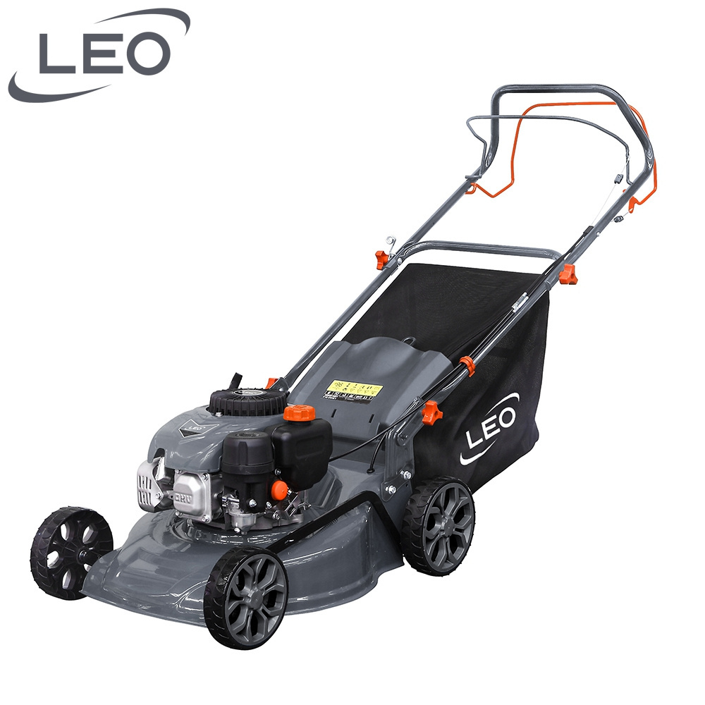 LEO LM46Z-L(NP130) Factory garden tools 4 Stroke Light weight self propelled Gas gasoline petrol lawnmower lawn mowers wholesale