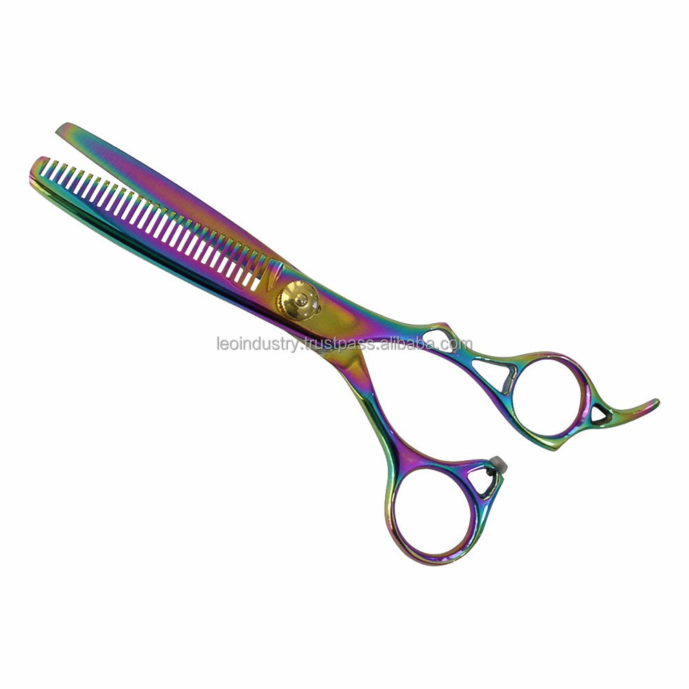 Professional Hair Cutting Barber Scissors High Quality 440C Mirror HRC Customized Steel Stainless Logo Style Beauty Surface Pcs