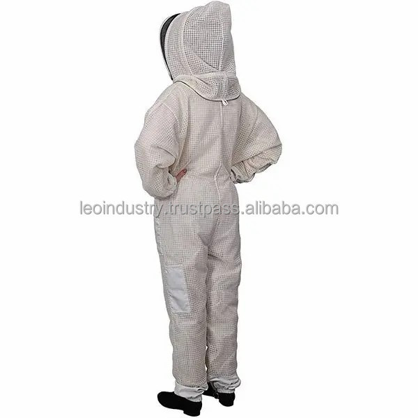 Professional Ventilated Full Body Beekeeping Suit Thick Safety Anti-bee Coat Bee keeping Suit Bee Safety Suit