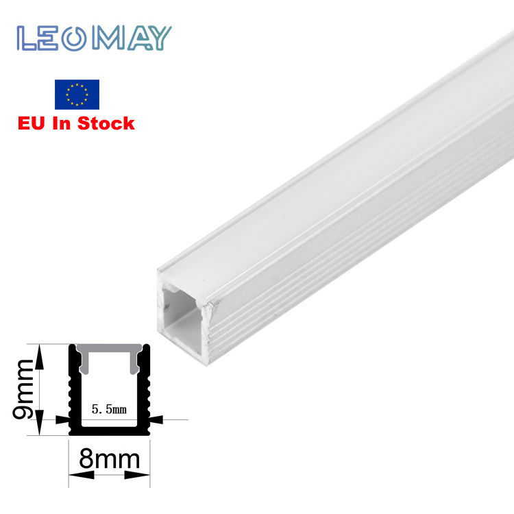 EU Warehouse Customized Surface Mounted Square LED Strip Light Aluminium Extrusion Profile LED Aluminum Profile Channel