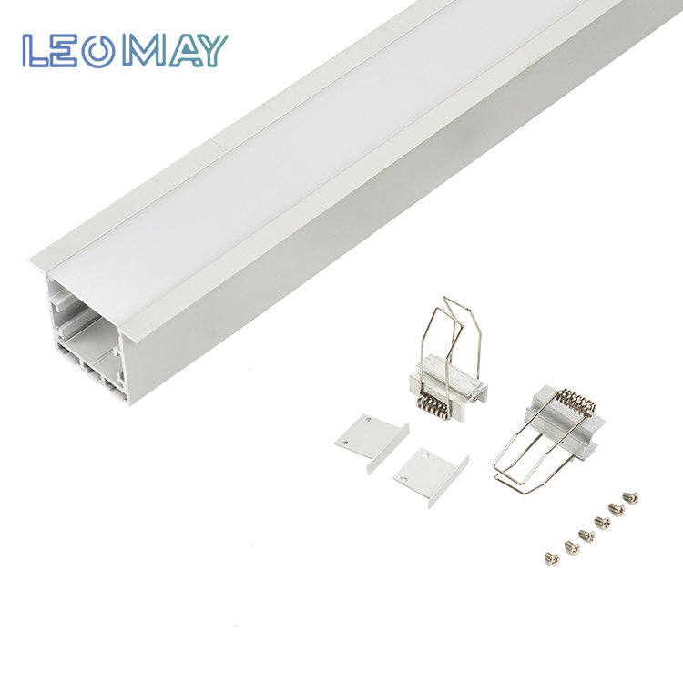 EU Warehouse Ceiling Wall Floor Decorative LED Light Strip Housing Recessed LED Aluminum Extrusion Profile