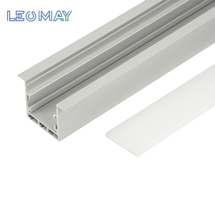 EU Warehouse Ceiling Wall Floor Decorative LED Light Strip Housing Recessed LED Aluminum Extrusion Profile