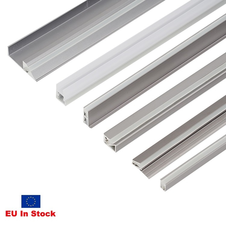 EU Direct Delivery Strip Light u Channel Diffuser LED Aluminum Profile Led Light Led Bar Aluminum Channel Housing Cover