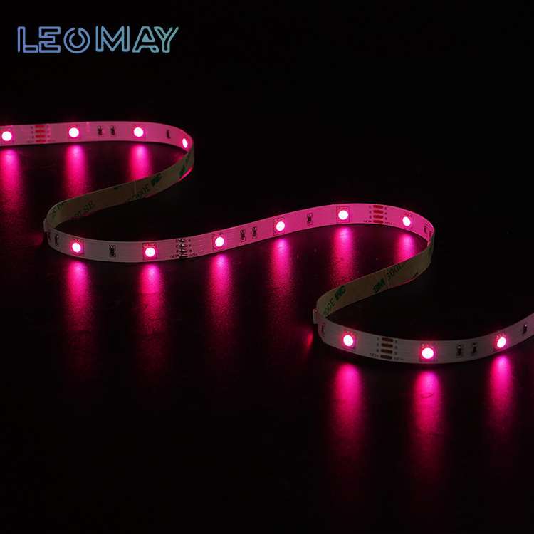 Remote Control Ip65 Waterproof Flex Stripe Color Smd 5m 10m Rgb Led Light Strip Kit 12v Rgb Led 5050 Led Strip Light