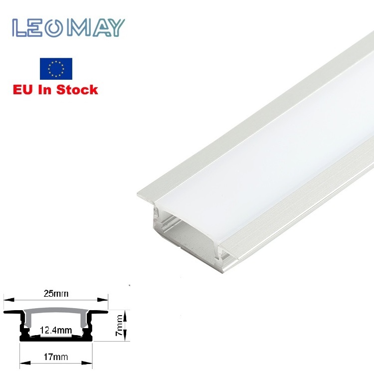 EU Direct Delivery Strip Light u Channel Diffuser LED Aluminum Profile Led Light Led Bar Aluminum Channel Housing Cover