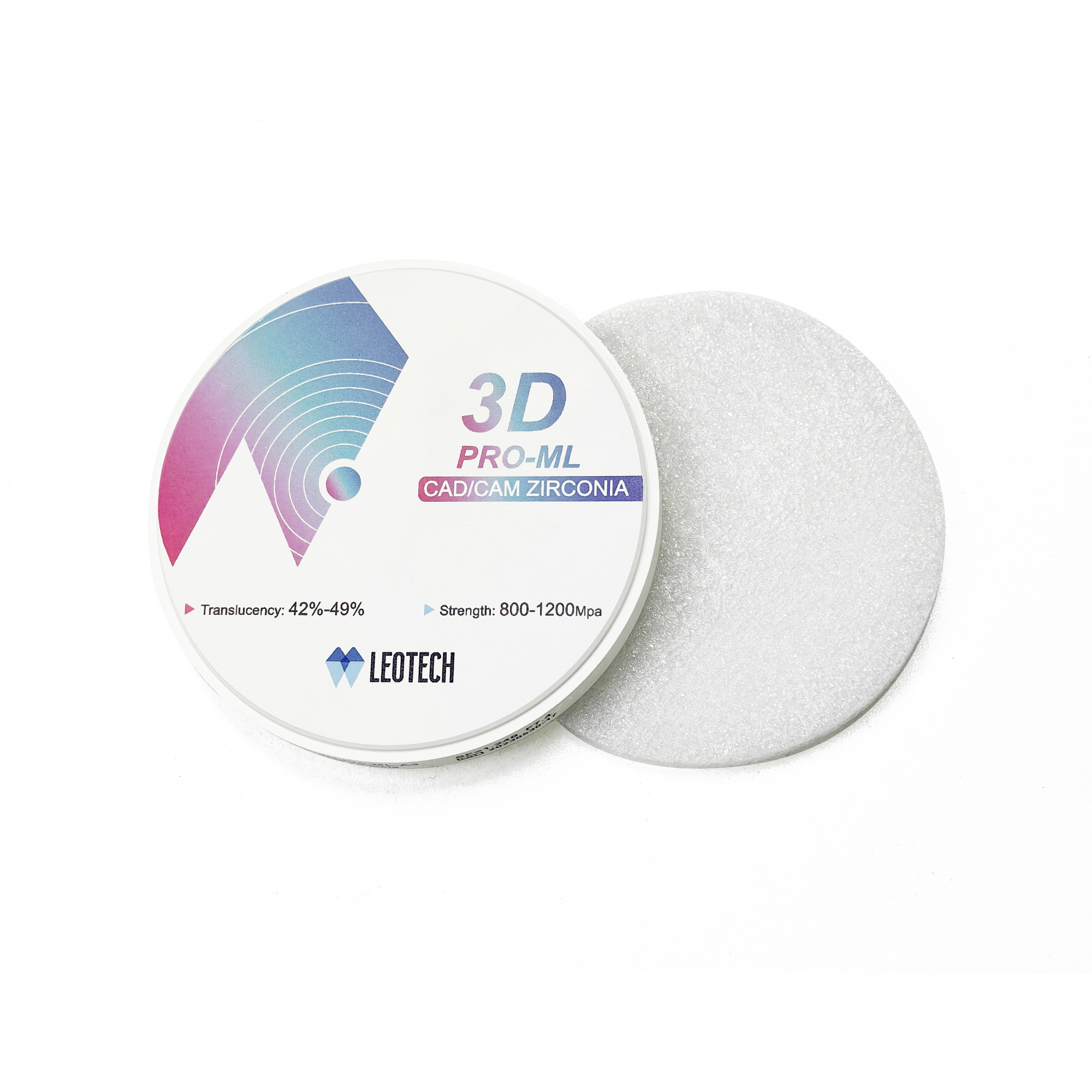 Factory Price 3d multilayer zirconia disc high 3d Pro Multi Layered 98mm 3d pro zirconia disc For Dental Lab Veneers Implant