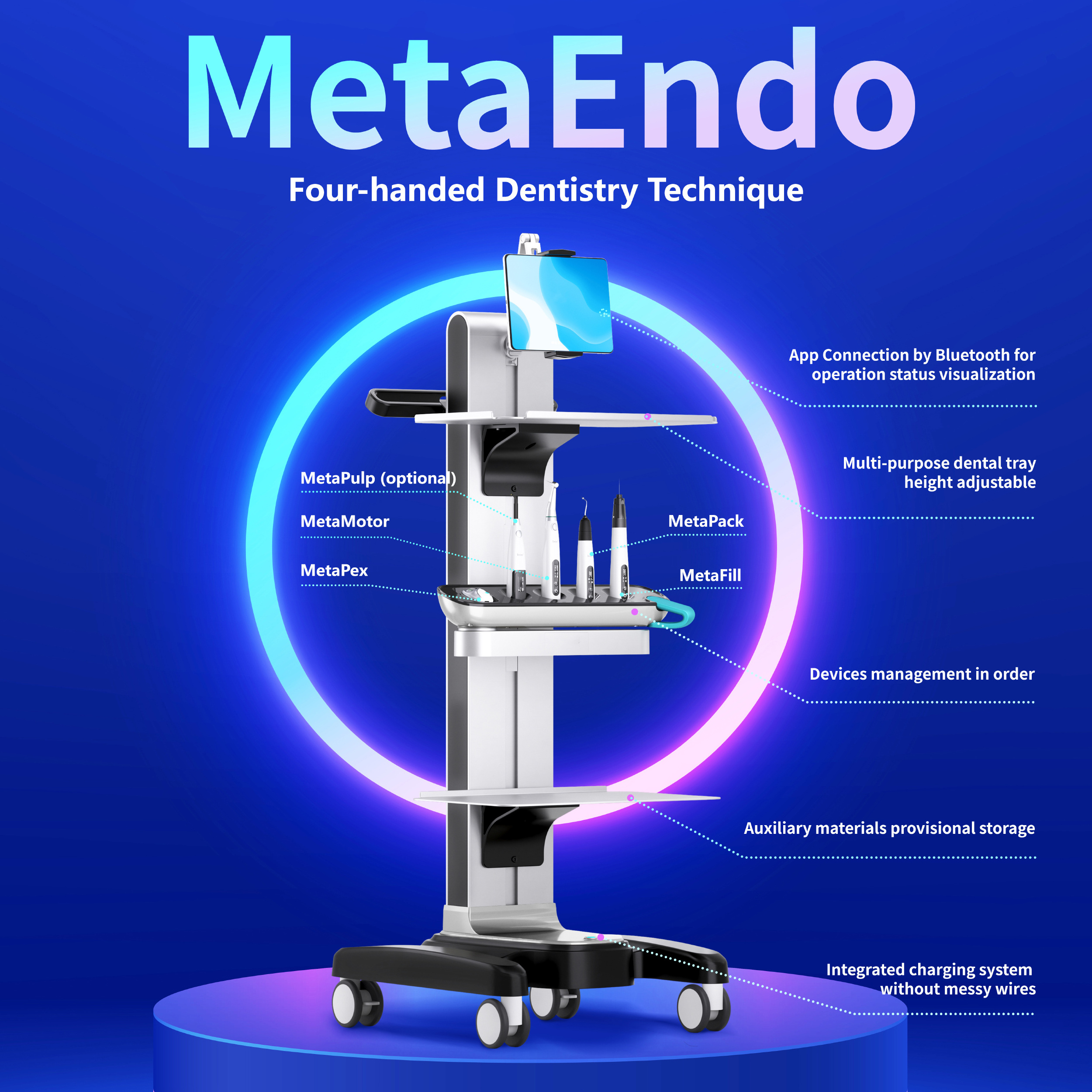 Endo Integrated System dental unit contra angle endo motor dental endo rotary machine 4 in 1