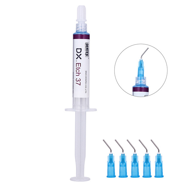 dentex dental light cure composite high quality price dental etchant 37% phosphoric acid etching gel