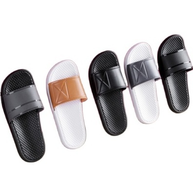 Summer new simple couple slippers home indoor non-slip comfortable flat floor bathroom flipflops slippers