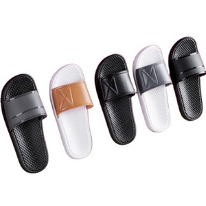 Summer new simple couple slippers home indoor non-slip comfortable flat floor bathroom flipflops slippers