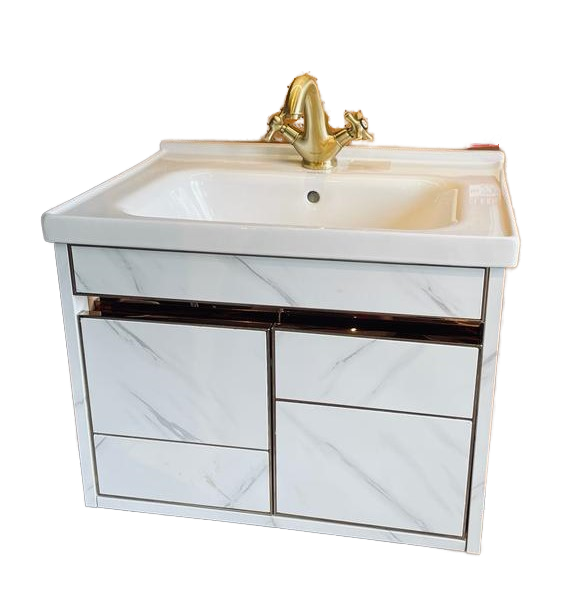 Main Basin Cabinet Highly Recommended Premium Quality SUS304 Stainless Steel TR-17595 Bathroom Modern Rectangle Tora White