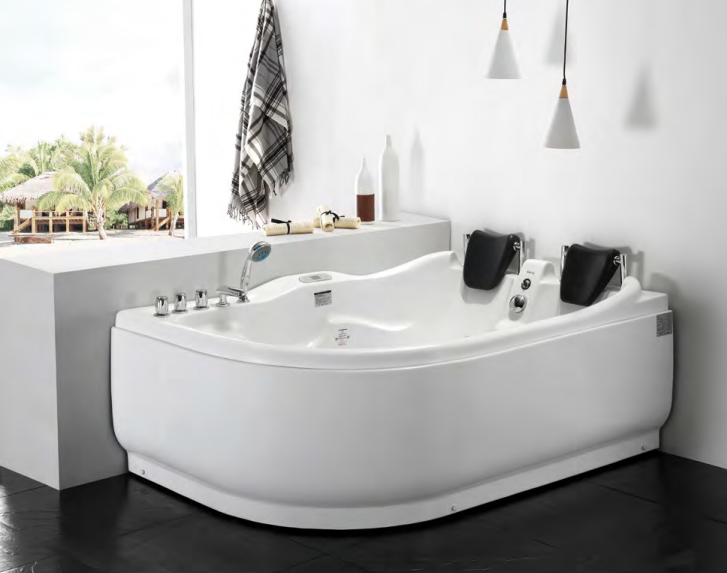 European Style Jacuzzier Massage Bathtub Whirlpool Bathtub Bathroom Modern Hydromassage Bathtub at a Cheap Price Round Acrylic