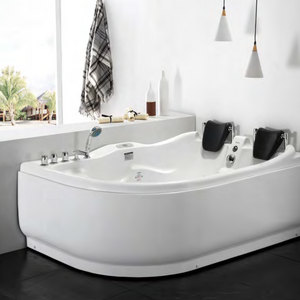 European Style Jacuzzier Massage Bathtub Whirlpool Bathtub Bathroom Modern Hydromassage Bathtub at a Cheap Price Round Acrylic