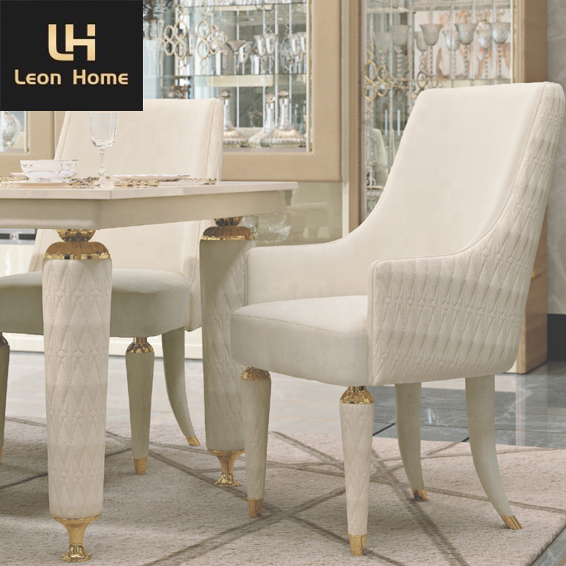 Hot selling luxury design artificial marble dining table set 10 seater dining room furniture