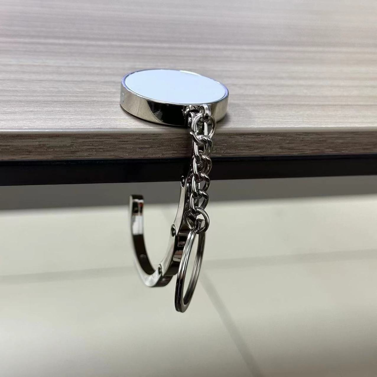 metal blank high quality manufacturer custom shape table bag hanger