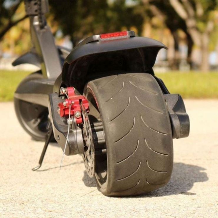 1000 W Power Dual Motor Wide Wheel Foldable Electric Kick Scooter For Adult