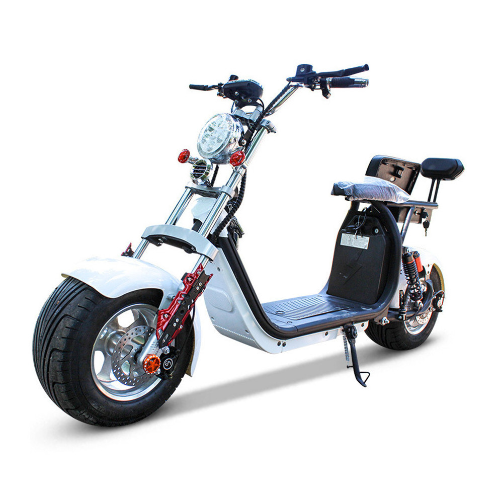 18 Inch 60V 800W 1000W LEON Electric Scooter With Fat Tyre/Cheap Chopper Ebike/Beach Cruiser Electric Bicycle