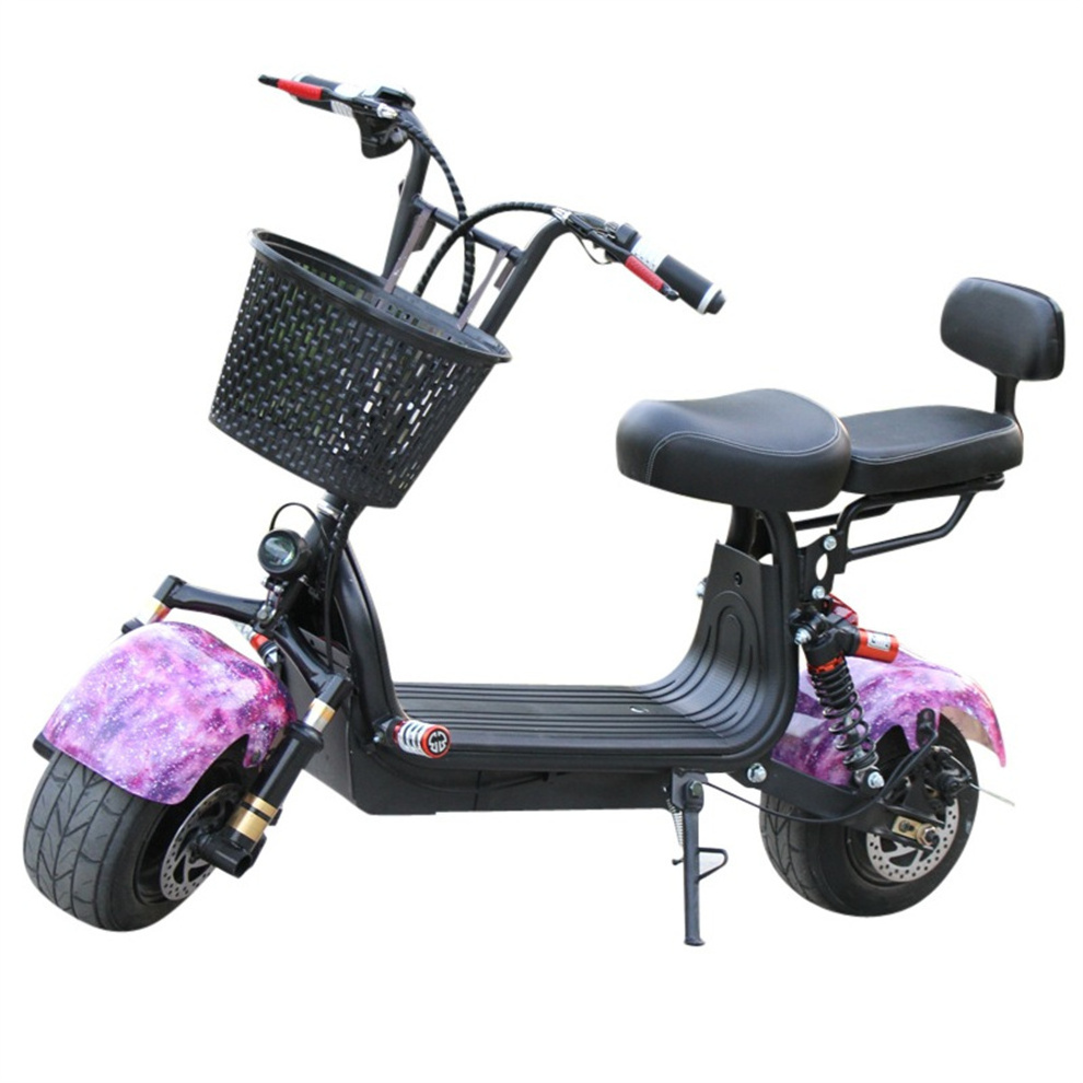 48V Hub Motor Mini Electric Scooter For Lady With Seats