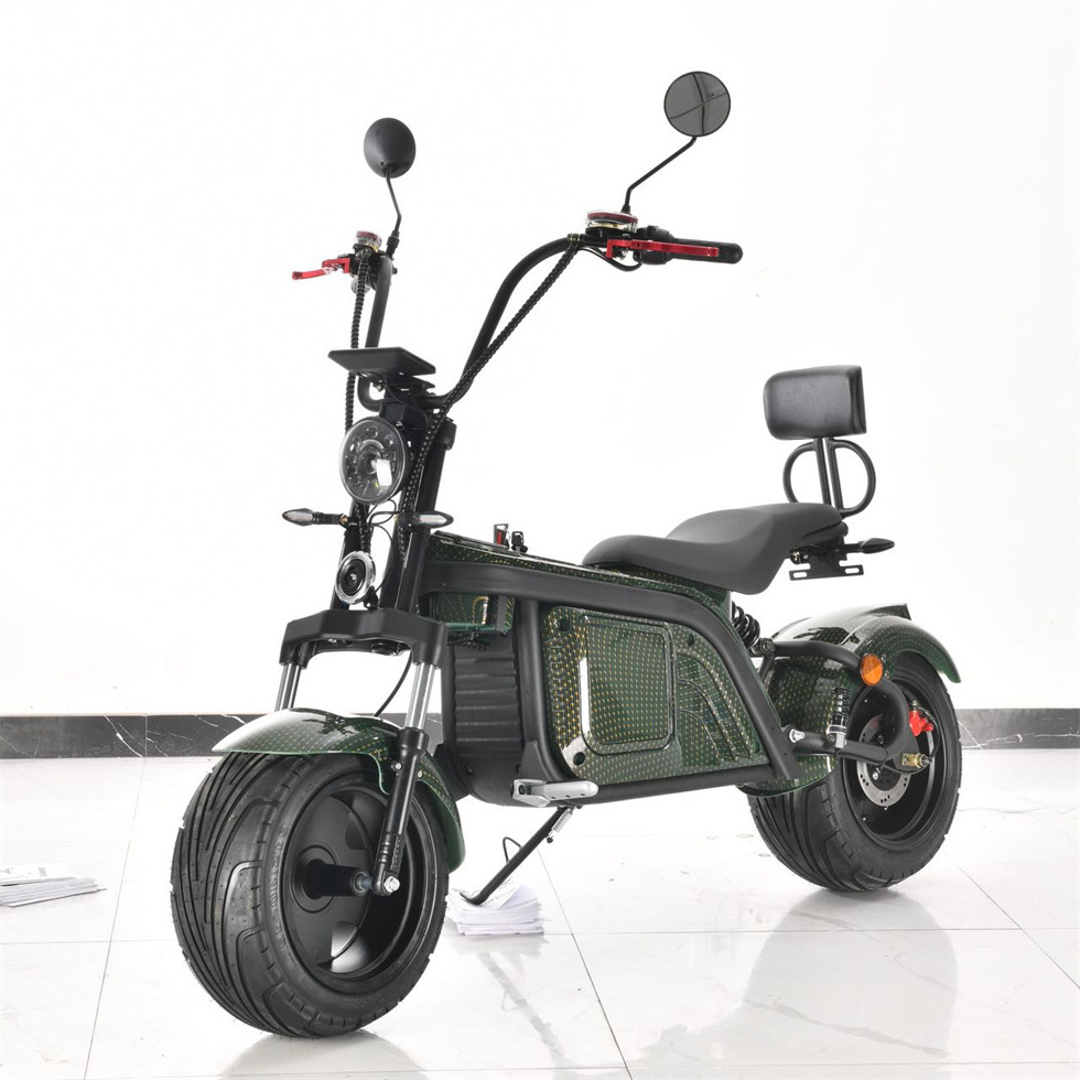 2023 Hot EEC Elektrik Chopper Scooter 800W Electric Motorcycle 48V MINI Citycoco