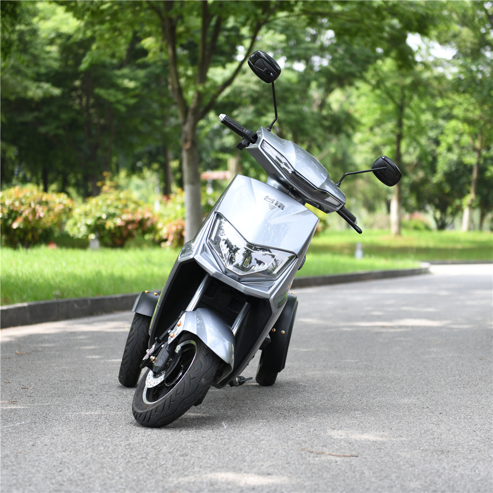 New Coming Dual Motor Electric Motorcycle Other Tricycles CE Customized 60V Trikes 3 Wheel 250cc Electric Motorcycle Open 10inch