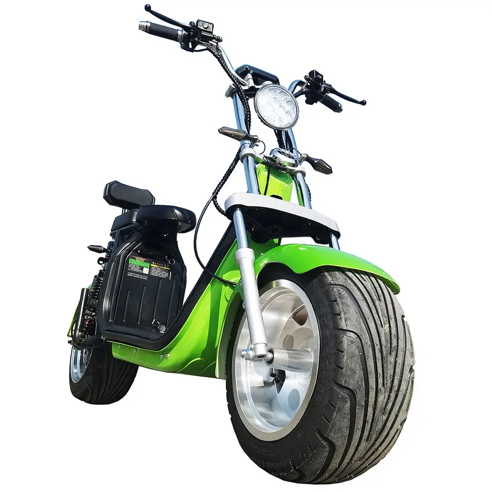 18 Inch 60V 800W 1000W LEON Electric Scooter With Fat Tyre/Cheap Chopper Ebike/Beach Cruiser Electric Bicycle