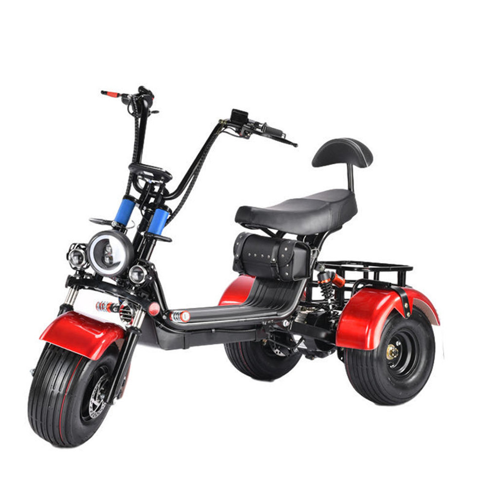 3 Wheels Electric Mobility Scooter Citycoco for Adult Y6 Ce Unisex 60V 1000w Folding Front Electronic Scooter Electric Scooter