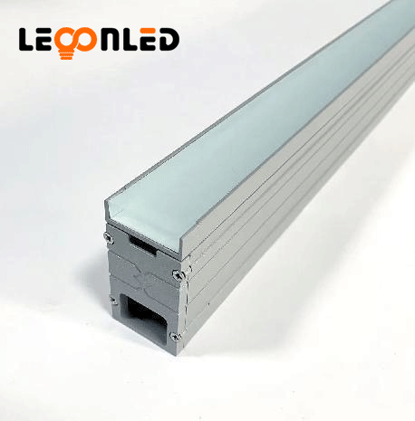 Embedded Recessed Linear Long Strip Underground Light Colorful LED Inground Linear Light IP67 Stainless Steel for Outdoor 80 100