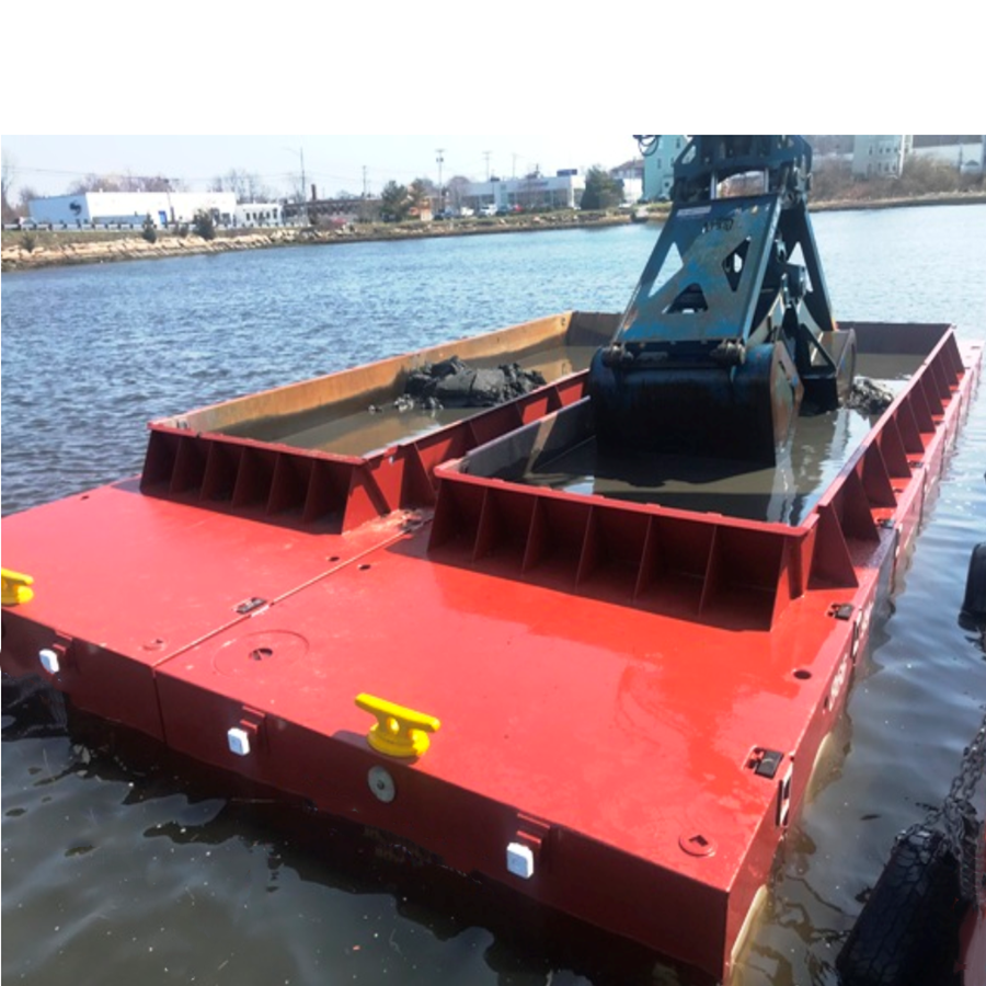 Working Pontoons with Excavator Modular Pontoons Modular Platform for Sale