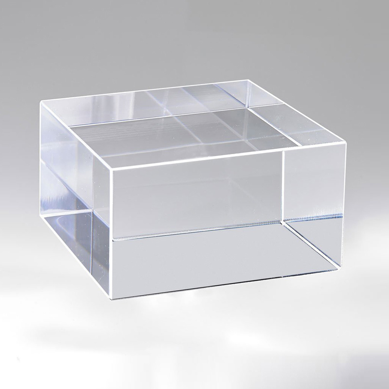 Chinese Manufacturer Excellent Quality Durable  Custom Clear White Acrylic Cube