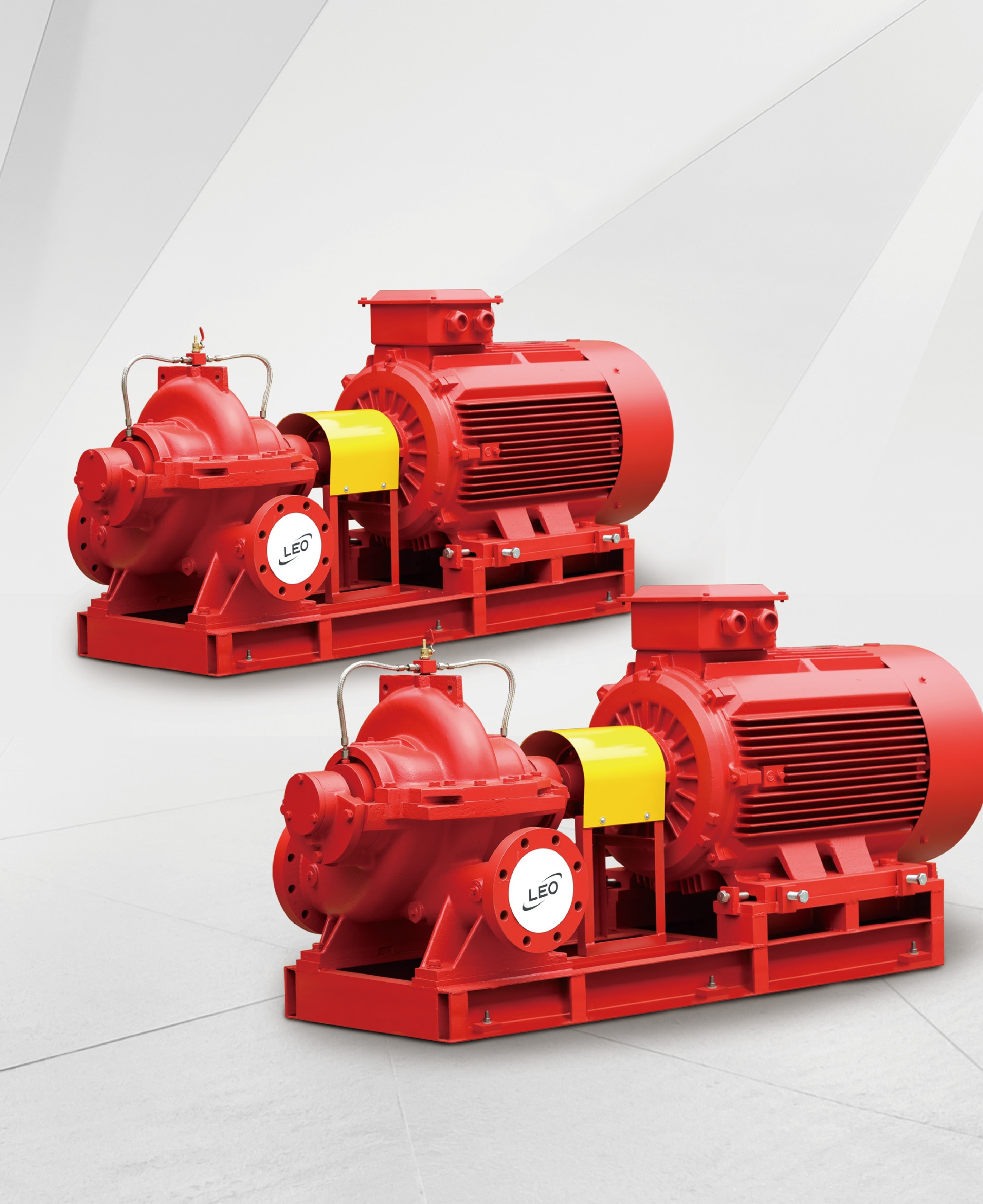 LEO Centrifugal Water Fire Fighting Twin Suction Horizontal Split Case Pump