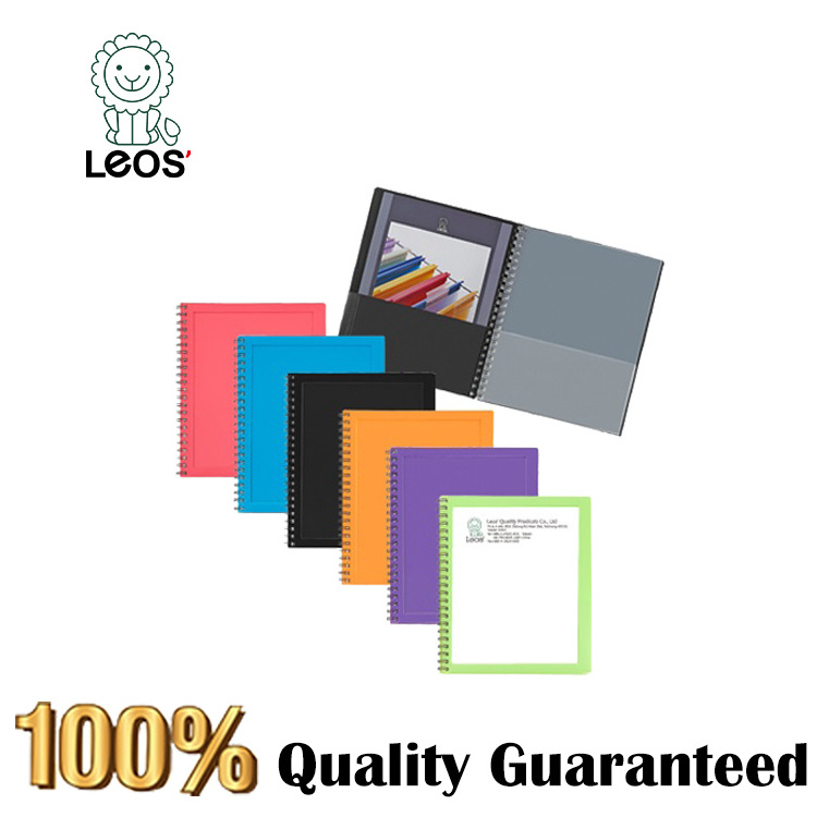 Plastic File Folders with Two Pocket and Card Holder for Viewing Portfolio