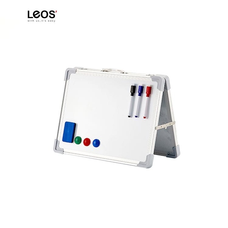 Foldable Portable Standing Dry Erase Whiteboard for Kids Drawing Teacher Instruction Memo Board